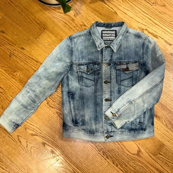 Ring of Fire Denim Jacket - Picture 1 of 4